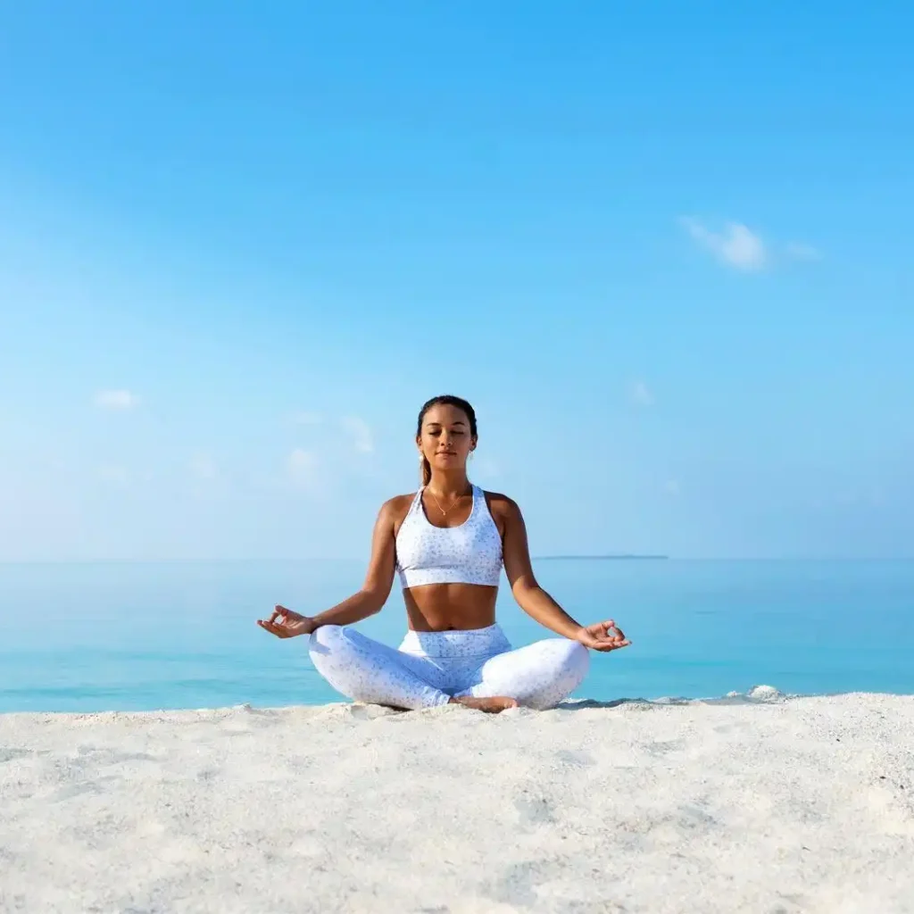 Maldives Beach Yoga